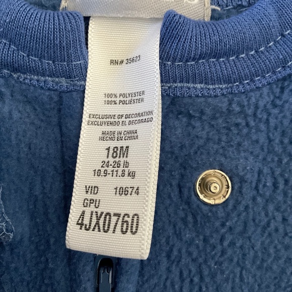 Carter’s Footed Pajamas 18 mos - Picture 3 of 4